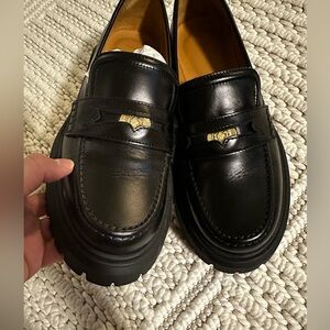 MAJE Chunky Platform Leather Loafers 🖤🏅